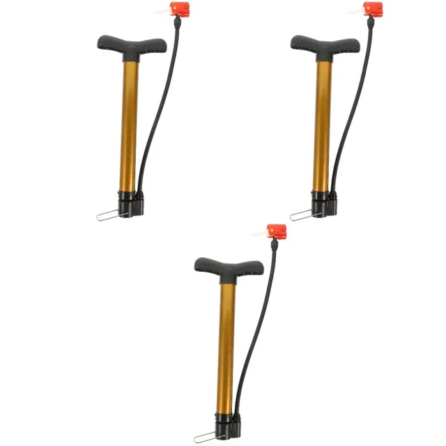 3 piezas bomba de aire bomba de neumáticos de bicicleta portátil bomba de aire para bicicleta baloncesto portátil