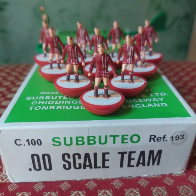 MINT Subbuteo Team HW ref 193 ABERDEEN REF ORIGINAL 100% rara! PERFETTA!