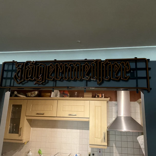 RARE LARGE JAGERMEISTER Light up bar sign logo Pub Beer £450.00