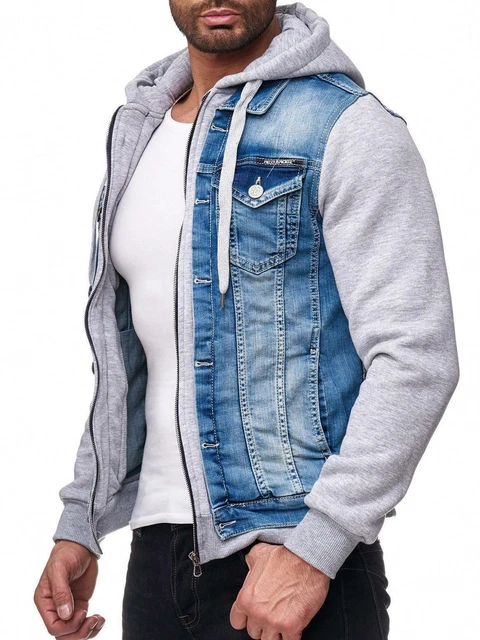 Giacca di sales jeans felpata