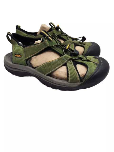 KEEN Newport H2 Mens Size 11 Green Water Sandals Waterproof Sport Hiking Shoes