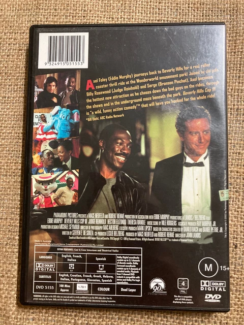 Dvd Film Movie Beverly Hills Cop 3 Eddie Murphy Action Adventure Crime 2
