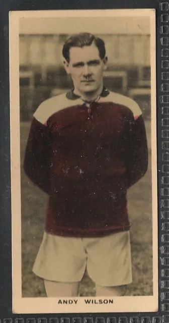 THOMSON, britische Fußballmannschaft, ANDY WILSON, MIDDLESBROUGH, SEHR GUTER ZUSTAND, 1923