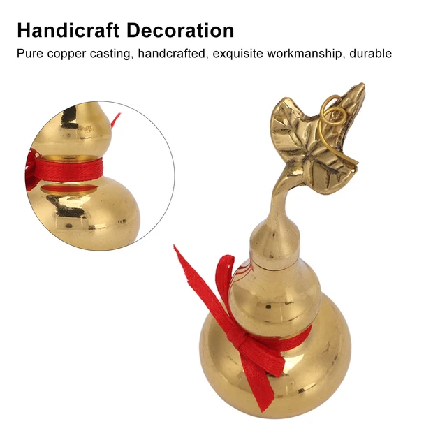 Brass Gourd Statue Handicraft Decoration Exquisite Workmanship