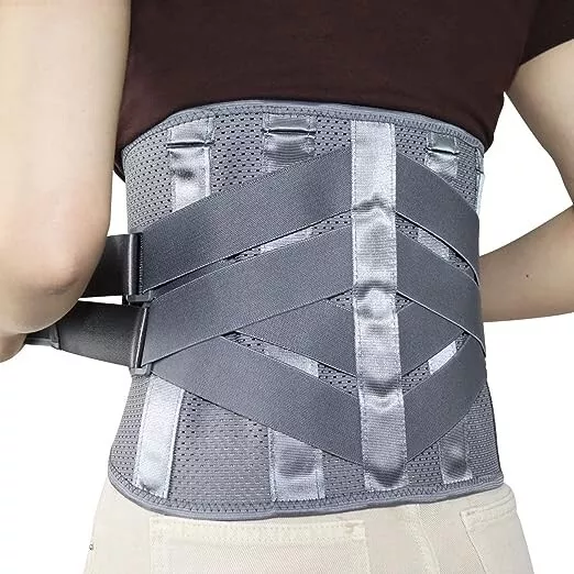 SIZE L LOWER Back Brace Polyester Breathable Mesh Back Pain Relief $26.33 -  PicClick AU