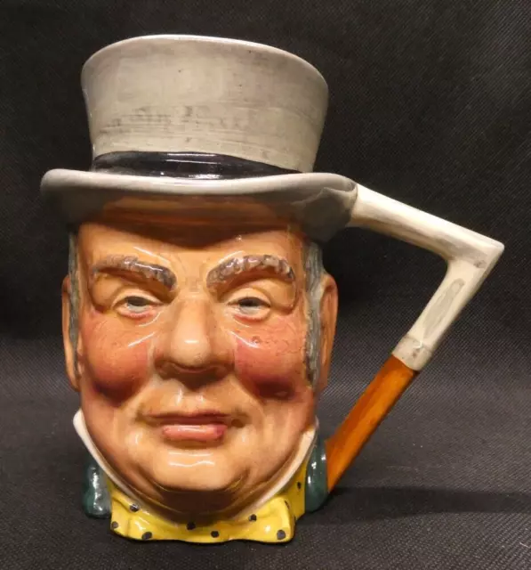 Lancaster & Sandland Hand Painted Character Jug - Mr John Bull - 14cm tall