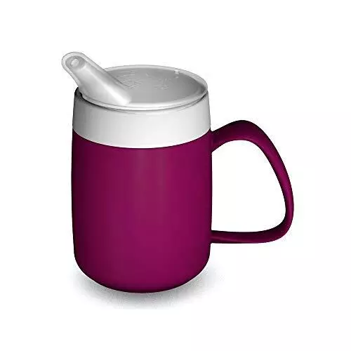 Ornamin Mug with Internal Cone 160 ml Blackberry with Spouted Lid