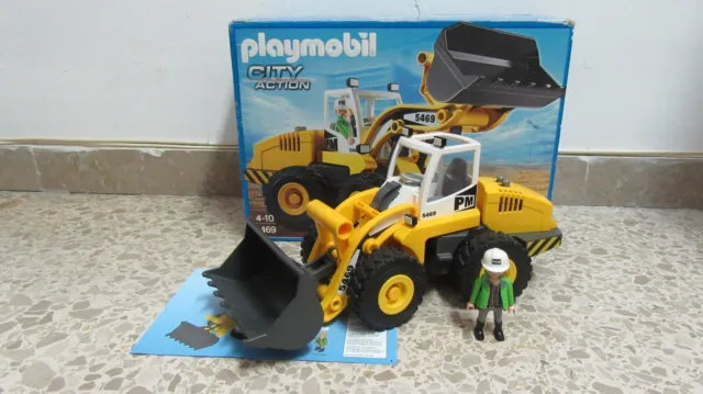 Playmobil - Construccion - Excavadora Vehiculo - 5469 - (COMPLETO) R OVP