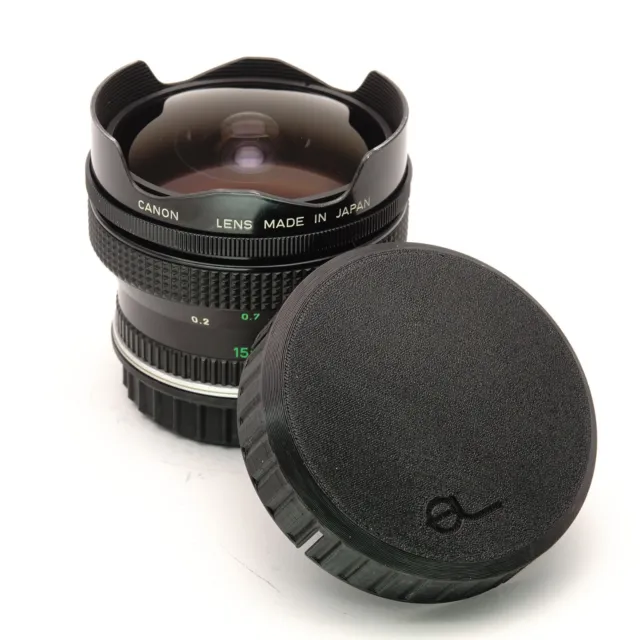 Ausgeknipst Objektivdeckel lens cap für Canon Fish-Eye Lens FD 15mm 1:2.8 Ø 73mm