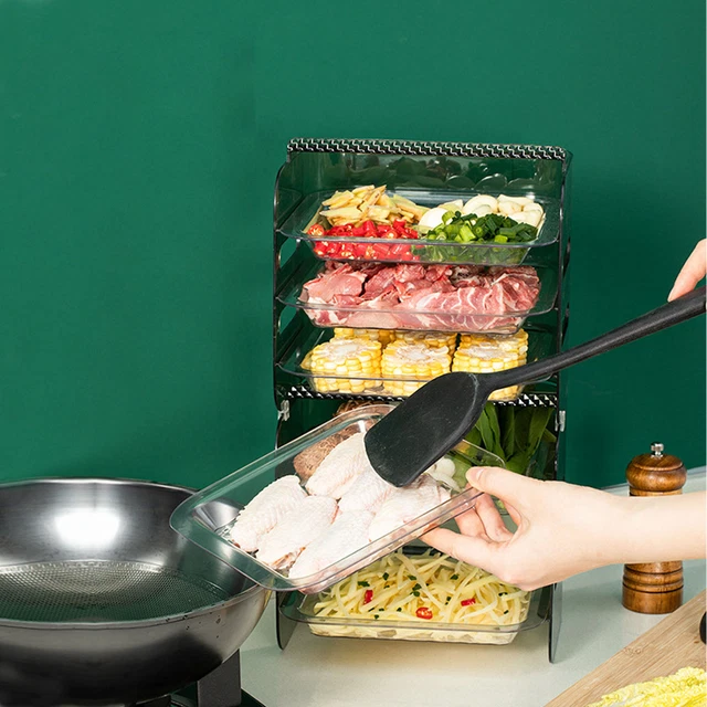 (6 strati verde) vassoio per alimenti multistrato vassoio per alimenti multistrato multifunzionale