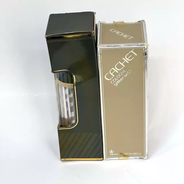 De colección Raro Prince Matchabelli Cachet Colonia Spray Niebla Mujer 93 ml