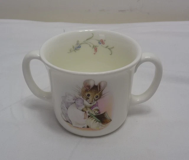 Royal Albert Beatrix Potter Hunca Munca Double Handle Cup Mug - Thames Hospice