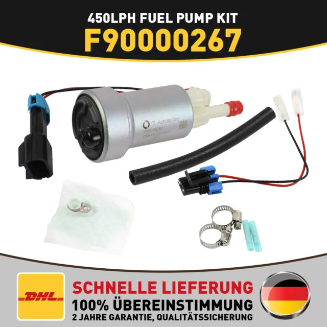 Original Walbro / Ti F90000267 450LPH Hochleistung E85 Benzin Pumpe ( Neu )