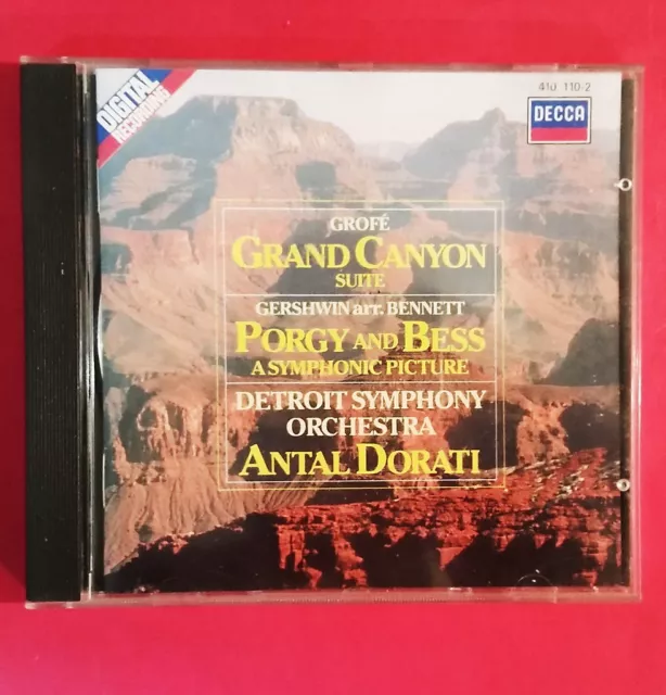 CD - Grofe - Grand Canyon Suite - Gershwin - Porgy & Bess - Detroit SO/Dorati