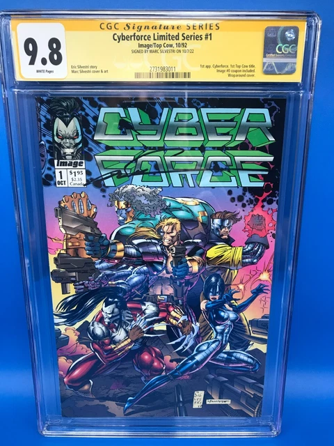 Cyberforce Limited Series #1 - Image -CGC SS 9.8 NM/MT -Signed by Marc Silvestri