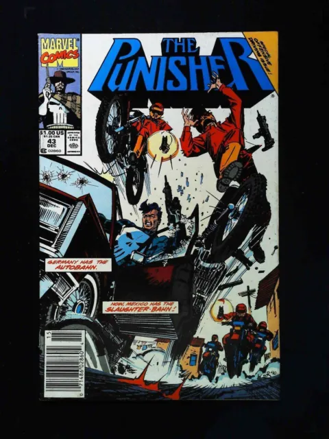 Punisher  #43 (2Nd Series) Marvel Comics 1990 Vf- Newsstand