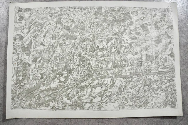 CASSINI CARTE IN PLANO 630mm X 950 mm, 1808, VESOUL BELFORT BAUME , n°145, 10 M,