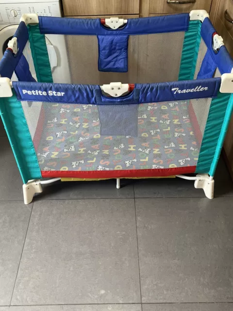 PETITE STAR Travel Cot Play Pen Good Condition