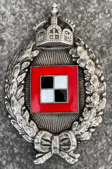 Beobachterabzeichen aus 800ter Silber Luftwaffe 1. WK  Beobachter Orden Preußen