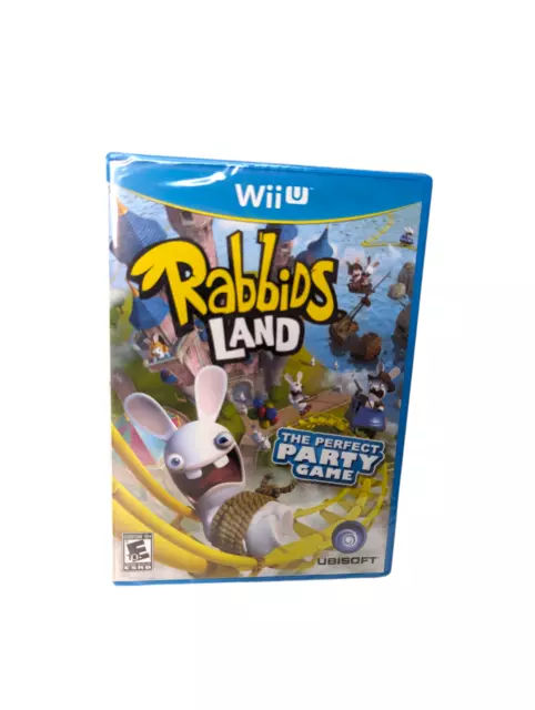 Rabbids Land Nintendo Wii U, 2012 Brand New Factory Sealed Video Game Party