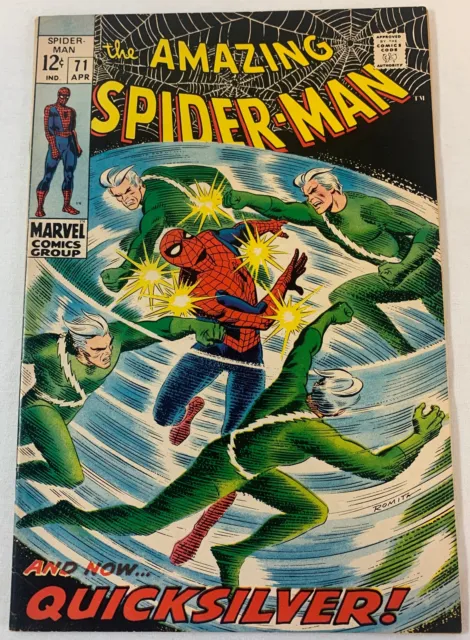 1969 Marvel AMAZING SPIDER-MAN #71 ~ higher side of mid-grade