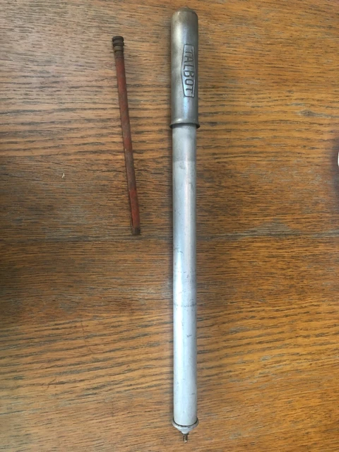 Ancienne Pompe à Vélo Tornade En Alu - 40cm - Made In France, Vintage Et Fonctionnelle