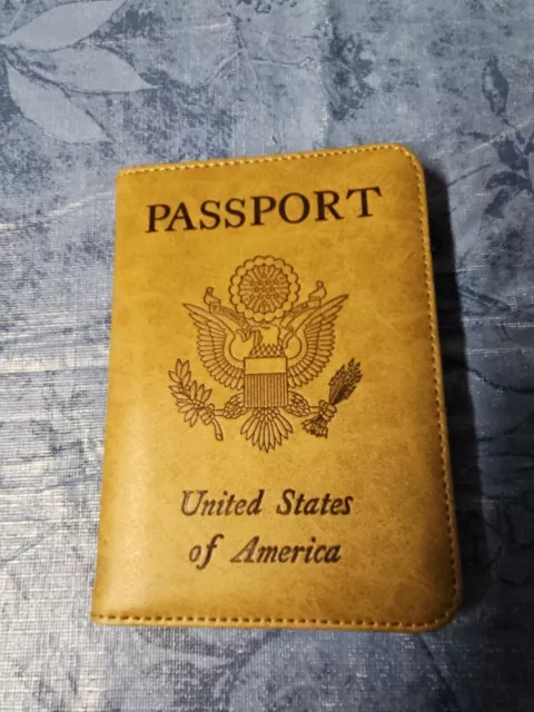Passport Holder Cover Wallet RFID Blocking Leathe Case Travel Document organzier