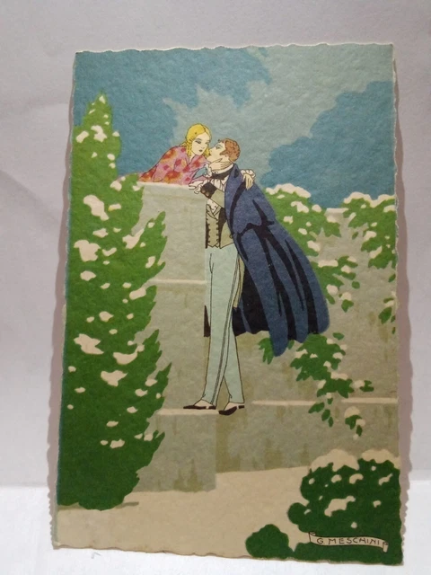 cartolina1930 , g.meschini , inamorati