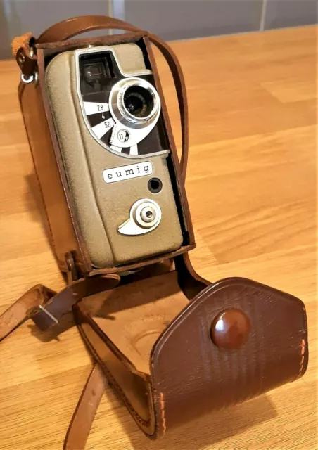 Excellent 1950's Eumig Electric 8 Cine Camera In Lovely Original Condition
