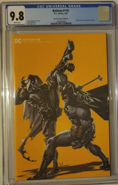 Batman 118 Cgc 9.8 Kael Ngu Minimal Trade Variant 1St Appearance Abyss