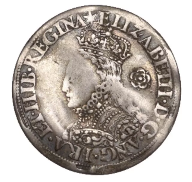 1564 Elizabeth I Milled Sixpence, mm. star, pellet borders, S 2598