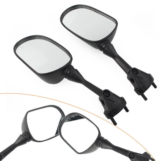 Rearview Side Mirrors For Kawasaki Ninja ZX6R ZX-6R ZX636 2005-2008 ZX10R 04-10