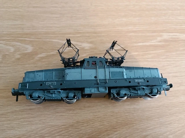 Locomotive Vapeur SNCF 231 H 141 + Tender Antal AV405 - HO - Verte - Occasion