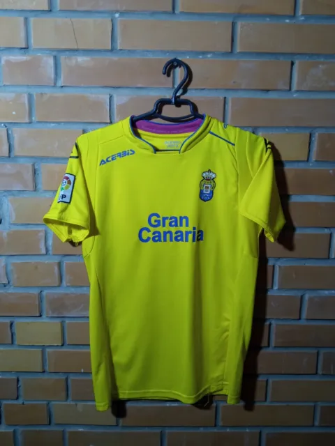 Las Palmas Jersey Home Football Shirt 2015 - 2016 Acerbi Camiseta Woman Size 18