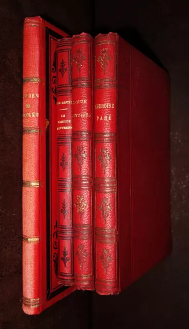 LOT de 4 LIVRES DE PRIX ANCIENS - XIXème - TBE