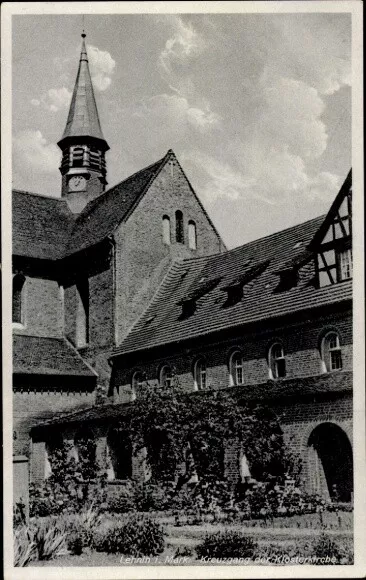 Ak Kloster Lehnin in der Mark, Kreuzgang, Klosterkirche - 4186893