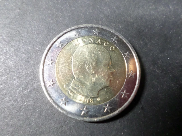 MONACO PIÈCE DE 2 euro 2018 PRINCE ALBERT II TTB EUR 6,50 - PicClick FR