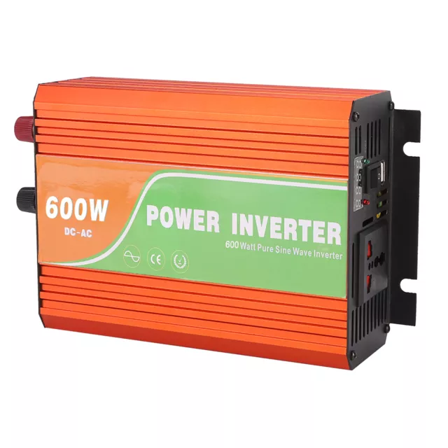 600W High Frequency DC AC Inverter Pure Sine Power Inverter Output Volta UK
