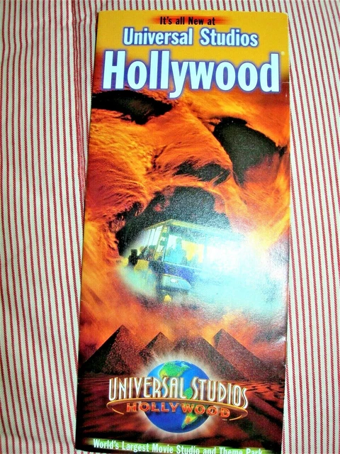 VINTAGE UNIVERSAL STUDIOS Hollywood Guide Leaflet £12.00 - PicClick UK