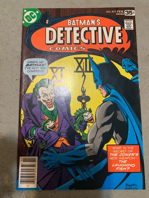 Detective Comics #475 🌟 Classic Joker Fish Cover! DC Comic 1978
