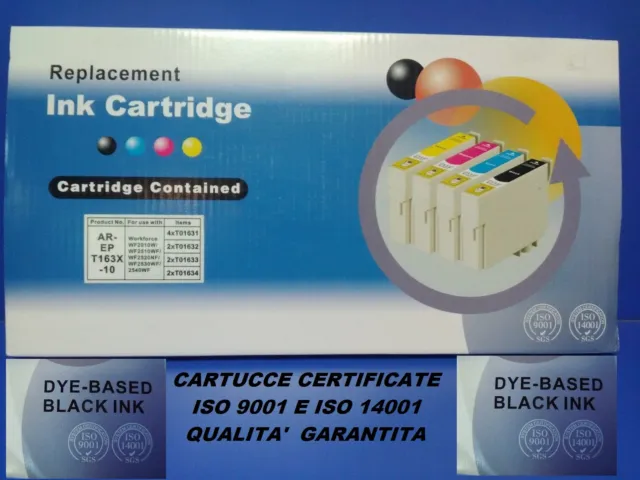 10 Cartucce Certificate Iso 9001 Compatibili Stampante Epson Wf-2760Dwf