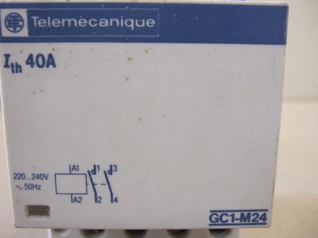 Contacteur Telemecanique 20A GC1-M12 – Occasion, Fonctionne Parfaitement