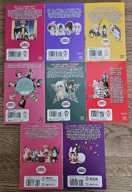 Is this a Zombie? Manga English Complete Set Volumes 1-8 Yen Press 2