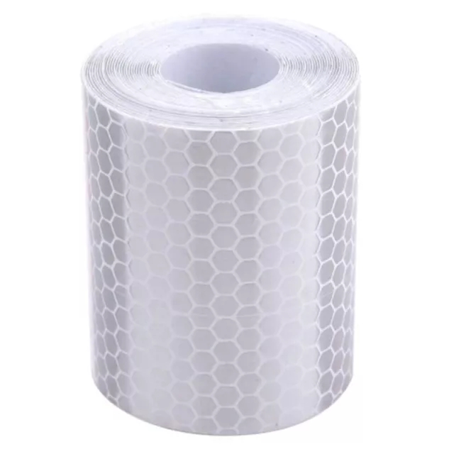 3M Reflective Safety Tape Self Adhesive Warning Film Sticker Silver 1 Roll