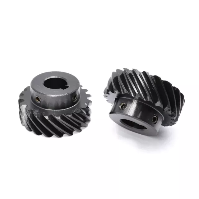 45# Steel Helical Gear 1.5 Mod 13-30 Teeth Blackened Pinion Transmission Gears