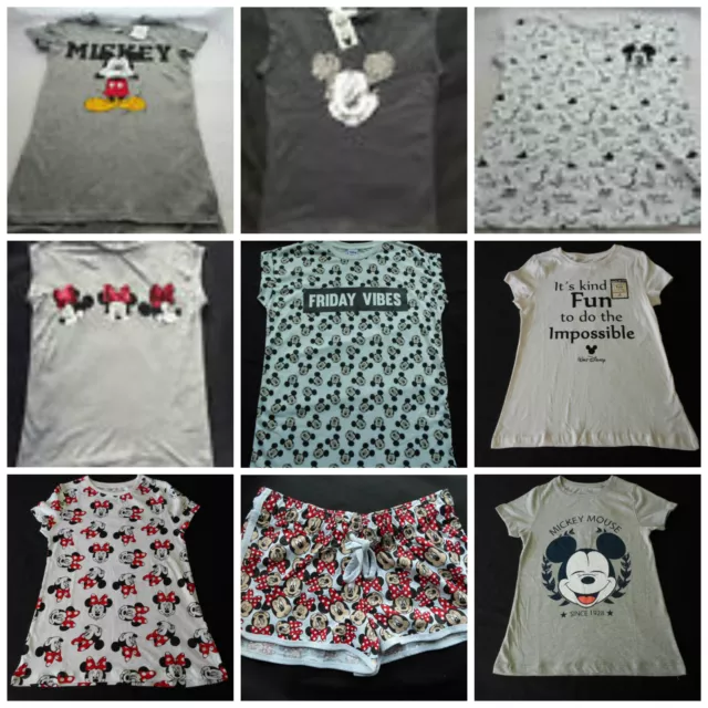 BNWT PRIMARK MICKEY MINNIE MOUSE T SHIRT TOP TEE SHORTS  Brand New