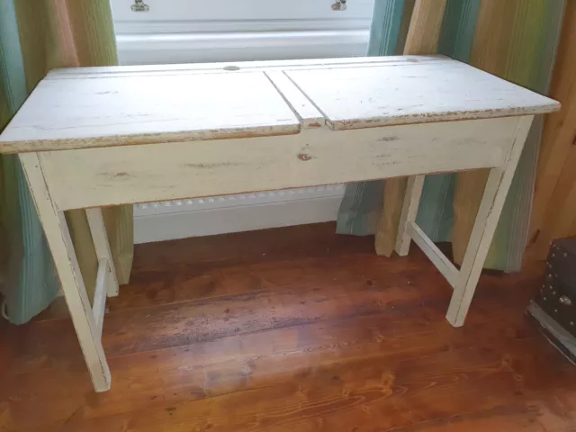 Traditional Vintage Painted Double School Desk