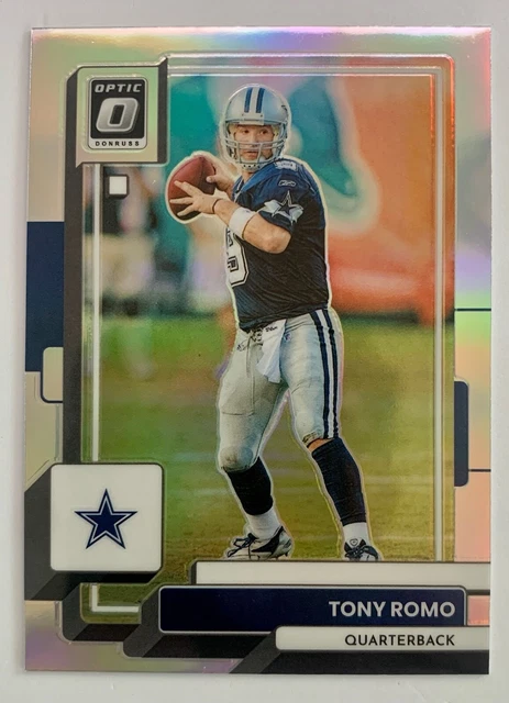 2022 Donruss Optic #57 TONY ROMO Silver Holo Prizm Parallel Dallas Cowboys
