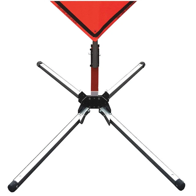 EASTERN METAL SIGNS AND SAFETY 669-C-201-S-KLSH Sign Stand,15 in Maximum Mast H