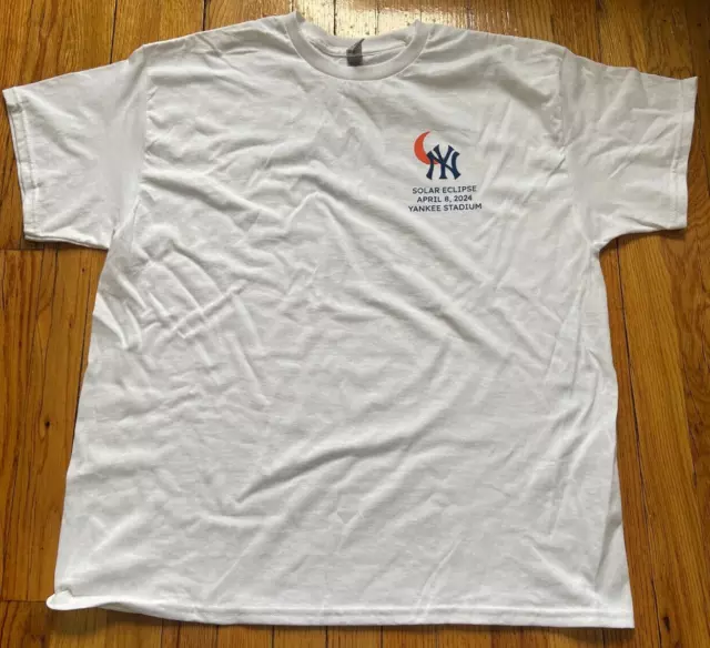 New York Yankees T-Shirt Shirt Solar Eclipse SGA 4/8 2024 Yankee Stadium X-large